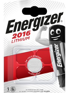 CR2016 ENERGIZER BL1, Lithium, 3V Оригинал (1/10/140)