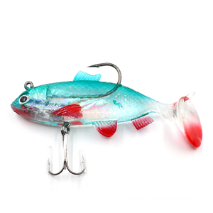 N-BEC-8003, Приманка оснащенная 2шт Namazu PVC Carp, L-80 мм, 16 г, цвет 03