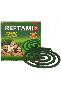 Спирали антимоскитные "Рефтамид" (10 шт.) (1/60)