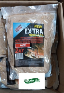 Прикорм NEW EXTRA, ZIP пакет, 2кг, Мед  (ЭКСКЛЮЗИВ !!! Украинское качество !!!)