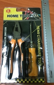 Набор плоскогубцы с отверткой HOME TOOL KIT HL-06 (24)