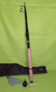 Спиннинг телескоп Gozzilla Telespin, 10-30гр, 2,4м