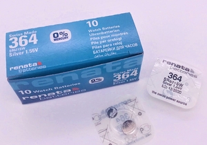 Renata 364 Silver Oxide 1.55V (10/100)