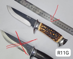 Нож охотничий R11-G (волк/лев)