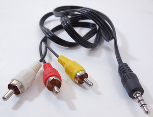 Кабель JACK х 3 RCA (тюльпан), 1,5м (50)