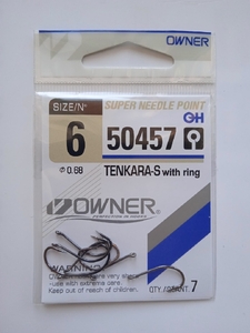 Крючки OWNER Tenkara ring 50457 №6 (10)