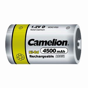 Camelion D- 4500mAh Ni-Cd   (аккум-р,1.2В) 2/12