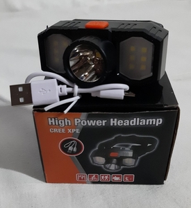 Фонарь налобный аккумуляторный HigPower 1COB+12XPE 2835