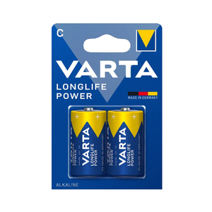 LR14 Varta LongLife POWER C BL2 Alkaline 1.5V Оригинал (2/20/200)