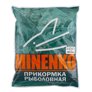 Прикормка Minenko, КАРАСЬ меланжевая, средняя фракция, 700гр (1/20)