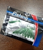 Силикон Fishing рыбка зеленая 10шт, 6,5см