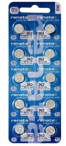 Renata R 362 10 ШТУК НА БЛИСТЕРЕ (SR 721 SW,бат-ка для часов) (10/100)