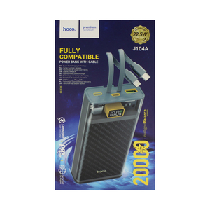 Power Bank Hoco, 20000mAh, J104A, функция быстрого заряда