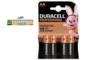 LR6 Duracell Professional BL-4 (4/80)