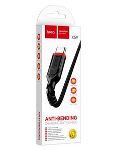 Кабель Hoco, X59, 1м, 2,4А, антиизгиб, Micro