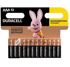 LR3 Duracell BL12 ААА (144/864) (кратно 144шт)