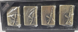 Набор зажигалок бензиновых из 4х шт, цена за уп., 1250-36 (5)