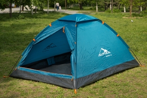 Палатка двухскатная ALPIKA Mini-2, 2-х местная, 205*150*105 см, Polyestr PU2000, MB-TS-01