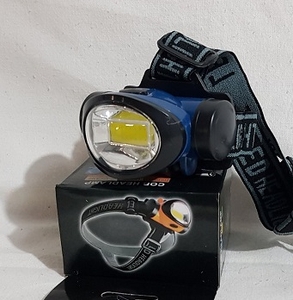 Фонарь налобный на батарейках COB LED, 603-COB (60)