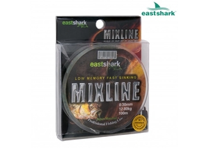 Леска MIXLINE 0,25 100 м чёрно-зелёная, 8,40 кг