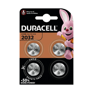 CR2032 DURACELL BL4 Оригинал Lithium 3V (4/24)